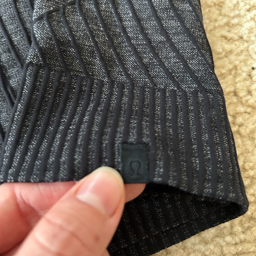 Lululemon Rest Less Pullover Sweater - Aeriel Current Black / White - Picture 6 of 8